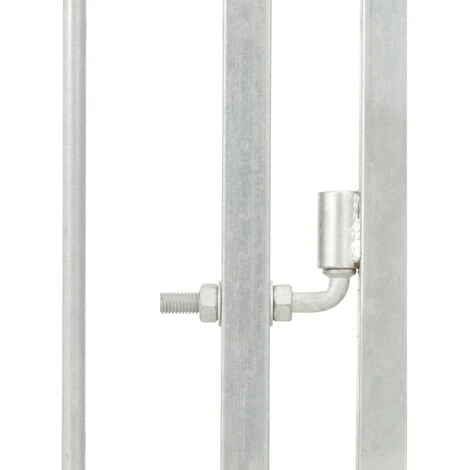 Canile Da Esterno In Acciaio Recinzione Per Animali Domestici, Struttura In Acciaio, Porta Chiudibile A Chiave, 100 X 100 X 100 Cm 7 Canile Da Esterno In Acciaio Recinzione Per Animali Domestici, Struttura In Acciaio, Porta Chiudibile A Chiave, 100 X 100 X 100 Cm - immagine 5