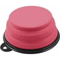Ciotola Pieghevole In Silicone Rosa Per Cani E Gatti Con Moschettone - 350 Ml, 60014329, Piccola (350 Ml) -Cibi per cani in Italia 66558878 5