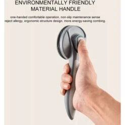 Spazzola Autopulente Per Cani E Gatti Con Setole Rivestite In Tessuto Di Gomma, Spazzola Ergonomica Per Animali Domestici, Delicata Sulla Pelle, Rimuove I Peli Sciolti (GRIGIO) -Cibi per cani in Italia 66559151 5