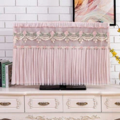 Nuova Copertura TV Copertura Antipolvere TV Copertura TV LCD Copertura Antipolvere TV In Pizzo Tessuto,Walk In The Garden,32Inch -Cibi per cani in Italia 67327265 4