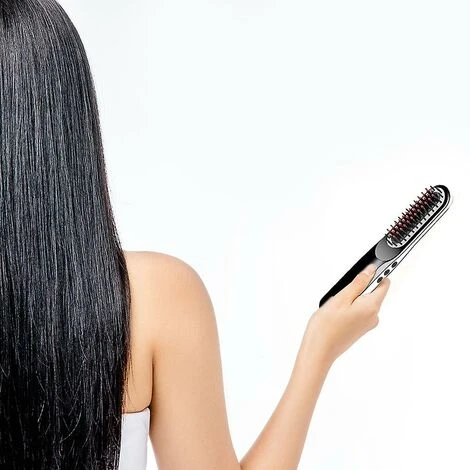 Piastra Per Barba, Pettine Per Lisciare La Barba Con Cordless/dimensioni Mini/spegnimento Automatico Per Viaggi, Famiglia, Appuntamenti 6 Piastra Per Barba, Pettine Per Lisciare La Barba Con Cordless/dimensioni Mini/spegnimento Automatico Per Viaggi, Famiglia, Appuntamenti - immagine 4