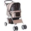 PawHut Passeggino Per Cani, Carrello Carrozzina Per Animali Domestici, Caffè, 75 X 45 X 97cm -Cibi per cani in Italia 6812714 1