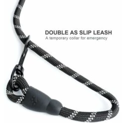 Guinzaglio Per Cani, Guinzaglio Per Cani In Corda Con Impugnatura Morbida Imbottita, Fili Altamente Riflettenti, Sacchetti Per Rifiuti E Dispenser Per Cani, Guinzaglio In Corda Da 1,5 M Per Cani Di Tu -Cibi per cani in Italia 69715403 5