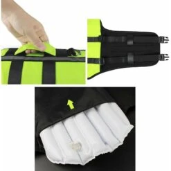 Giubbotto Di Salvataggio Per Animali Domestici Giubbotto Di Salvataggio Di Sicurezza Per Cani Giubbotto Di Salvataggio Per Cani Di Taglia Regolabile Per Nuoto, Surf, Canottaggio, Caccia (M, Verde) -Cibi per cani in Italia 69716592 3