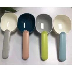 MINKUROW 4 Pz Cucchiaio Per Cibo Per Cani E Gatti, Cucchiai Da Cucina In Plastica Per Farina Di Riso Pop Corn Grani -Cibi per cani in Italia 69784285 5
