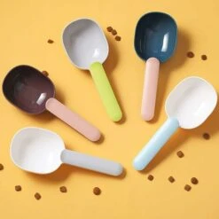 MINKUROW Cucchiaio Per Cibo Per Animali Domestici, Cucchiaio Per Cibo Per Cani, Pala Per Cibo Per Cani, Cucchiaio Per Cibo Per Gatti, 1 Pezzo (Blu, Rosa) -Cibi per cani in Italia 69785300 3