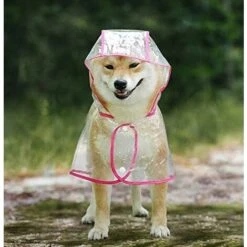 MINKUROW Impermeabile Per Cani, Impermeabile, Antivento, Con Cappuccio, Per Cani Di Piccola E Media Taglia, L -Cibi per cani in Italia 69785645 3