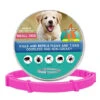 Collari Antipulci Per Cani, Collari Antipulci E Antizecche Regolabili, Collari Antipulci Impermeabili, Repellente Per Insetti （rosa）