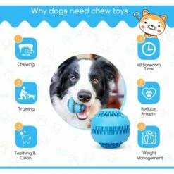 PALLA GIOCATTOLO PER CANI CON FUNZIONE DI CURA DENTALE DENTI GIOCATTOLO PER CANI GIOCATTOLO INTERATTIVO DA MASTICARE IN GOMMA NATURALE 9 PALLA GIOCATTOLO PER CANI CON FUNZIONE DI CURA DENTALE DENTI GIOCATTOLO PER CANI GIOCATTOLO INTERATTIVO DA MASTICARE IN GOMMA NATURALE -Cibi per cani in Italia 69831490 3