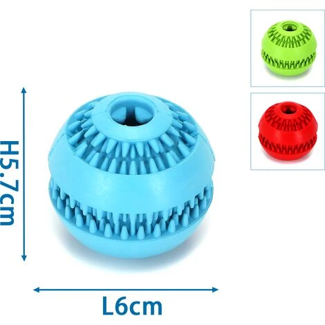 PALLA GIOCATTOLO PER CANI CON FUNZIONE DI CURA DENTALE DENTI GIOCATTOLO PER CANI GIOCATTOLO INTERATTIVO DA MASTICARE IN GOMMA NATURALE 6 PALLA GIOCATTOLO PER CANI CON FUNZIONE DI CURA DENTALE DENTI GIOCATTOLO PER CANI GIOCATTOLO INTERATTIVO DA MASTICARE IN GOMMA NATURALE - immagine 4