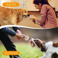 CORDA GIOCATTOLO PER CANI IN 100% COTONE, SALUTE MENTALE DEL CANE SALUTE DENTALE E PULIZIA DEI DENTI 32CM 11 CORDA GIOCATTOLO PER CANI IN 100% COTONE, SALUTE MENTALE DEL CANE SALUTE DENTALE E PULIZIA DEI DENTI 32CM -Cibi per cani in Italia 69831517 5