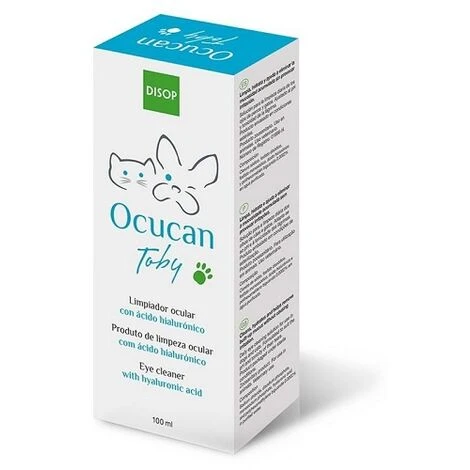 Disop Ocucan Toby Ocular Cleaner Per Animali Domestici, 100 Ml 3 Disop Ocucan Toby Ocular Cleaner Per Animali Domestici, 100 Ml