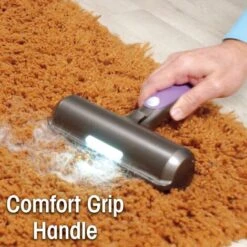 Spazzola Per Peli Di Animali Domestici, Raccogli Peli Per Gatti/cani, Viola E Grigio, Per Divano/vestiti