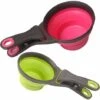 2 Pezzi Pieghevoli Per Animali Domestici In Silicone 3 In 1 Multi-funzione Ciotole Per Borsa Clip Per Cani Spuntino Misurino -Cibi per cani in Italia 71079541 1