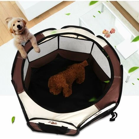 ZOLGINAH Box Per Cani, Box Per Animali Domestici, Tenda Per Piccoli Animali, Recinzione Per Esercizi Al Coperto, Tenda Comoda Portatile Pieghevole Traspirante Aziendale, 8 Pannelli 5 ZOLGINAH Box Per Cani, Box Per Animali Domestici, Tenda Per Piccoli Animali, Recinzione Per Esercizi Al Coperto, Tenda Comoda Portatile Pieghevole Traspirante Aziendale, 8 Pannelli - immagine 3