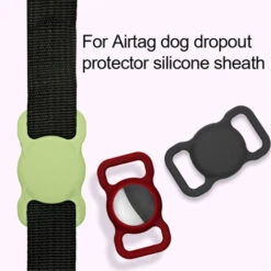 Per Apple Airtags Locator Tracker Airtag Cover Cat Dog Silicone Anti-Lost Cover Cover Airtags Holder Air Tags -Cibi per cani in Italia 71370448 3
