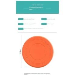 2pcs Pet Giocattolo Cane Frisbee Pet Training Interattivo Frisbee Galleggiante Acqua Morso Resistente Morbido Frisbee Pet Forniture -Cibi per cani in Italia 71372556 4