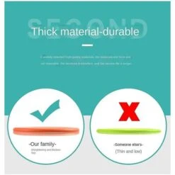 2pcs Pet Giocattolo Cane Frisbee Pet Training Interattivo Frisbee Galleggiante Acqua Morso Resistente Morbido Frisbee Pet Forniture -Cibi per cani in Italia 71372556 5