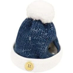 Croci Cappello Caldo Regolabile Tramite Elastico Blu Modello Go North Per Cani