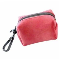 Croci Porta Sacchetti Modello Rosa Velour Per Cani