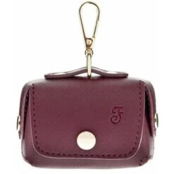 Ferribiella Porta Sacchetti In PU Modello Mokka Con Chiusura Magnetica - Scozzese Rosa -Cibi per cani in Italia 71656394 5