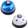 Pezzi Campanelli Per Addestramento Di Animali Domestici E Gatti Campanelli Per Comunicazione Vasino E Addestramento Di Articoli Da Toeletta Con Pulsante Grande E Motivo Zampa Di Gatto, Bianco E Blu -Cibi per cani in Italia 71884749 1