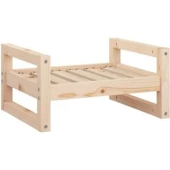 Cuccia Per Cani 55,5x45,5x28 Cm In Legno Massello Di Pino VidaXL