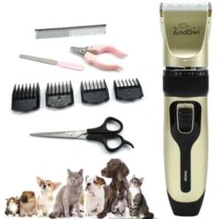 Trade Shop - Tosatrice Elettrica Professionale Tagliacapelli Q-cw99 Cordless Per Cani Gatti