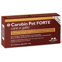 Carobin Pet Forte 30 / 60 / 90 / 120 / 150 Compresse Per Cani E Gatti Quantita': 1 Confezione Da 30