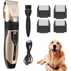 Tosatrice Per Cani Silenziosa, Tosatrice Per Gatti, Tosatrice Per Cani A Pelo Lungo Spesso, Tosatrice Per Peli Di Animali Domestici, Tosatrice Professionale Elettrica Ricaricabile Senza Fili Per Cani,