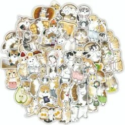 Adesivi Gatti 204 Adesivi Bambini Adesivi-Vinile Impermeabile Animali Scrapbooking Adesivi Decorativi Natura, Adesivi Bullet Journal, Adatto Per Decorazione Regalo -Cibi per cani in Italia 74926237 4