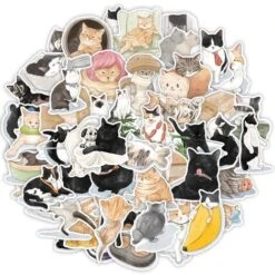 Adesivi Gatti 204 Adesivi Bambini Adesivi-Vinile Impermeabile Animali Scrapbooking Adesivi Decorativi Natura, Adesivi Bullet Journal, Adatto Per Decorazione Regalo -Cibi per cani in Italia 74926237 5