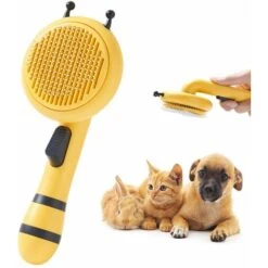 Spazzola Per Gatti E Cani Per Depilazione E Vestizione, Spazzola Per Cani Per Cani E Gatti A Pelo Corto E Lungo, Spazzola Per Api Per Animali Domestici Per Massaggi, Rimozione Dei Peli Interni Sciolti
