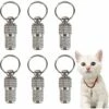 ID Cane, ID Gatto, Indirizzabile, Dettagli Cane, Dettagli Cane, Porta Indirizzo, Targa ID Gatto, Targhetta Gatto, Tubo Cane, ID Gatto, ID Cane （6PCS） -Cibi per cani in Italia 74926650 1