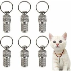 ID Cane, ID Gatto, Indirizzabile, Dettagli Cane, Dettagli Cane, Porta Indirizzo, Targa ID Gatto, Targhetta Gatto, Tubo Cane, ID Gatto, ID Cane （6PCS）