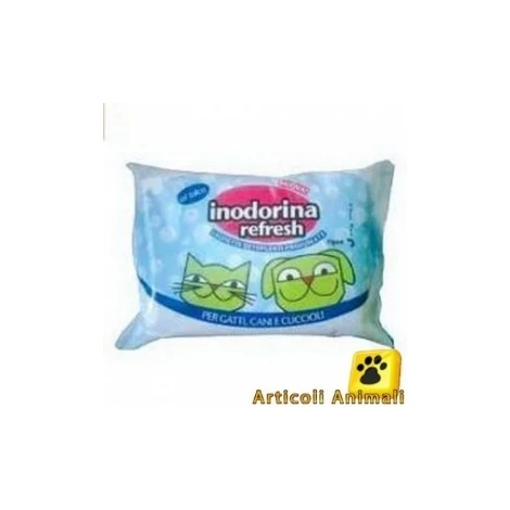 40 Salviette Per Cani E Gatti Al Talco Inodorina 3 40 Salviette Per Cani E Gatti Al Talco Inodorina