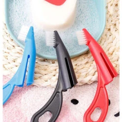 Spazzolino Denti Da Dito Per Cane Set 2Pz Rimozione Placca Igiene Pulizia Orale -Cibi per cani in Italia 75169397 3