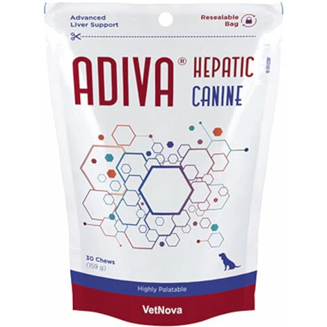 ADIVA Hepatic Feline 60 Chews VetNova 3 ADIVA Hepatic Feline 60 Chews VetNova