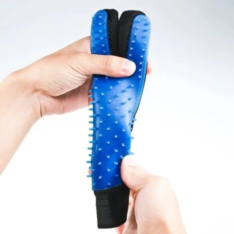 Guanti Spazzola Cardatore Elimina Peli Lunghi Corti Massaggiante Per Cani Gatti 4 Guanti Spazzola Cardatore Elimina Peli Lunghi Corti Massaggiante Per Cani Gatti - immagine 2