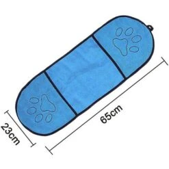 Asciugamano Per Cani Super Assorbente Asciugamano In Microfibra Asciugamano Per Animali Lavabile E Asciugabile -Cibi per cani in Italia 75982968 4