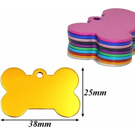 Medagliette Per Cani 30 Pezzi Medagliette Per Cani Personalizzate Medagliette Per Cani In Alluminio A Forma Di Osso Di Cane Medagliette Per Cani In Alluminio Vuote Incisione Colorata 4 Medagliette Per Cani 30 Pezzi Medagliette Per Cani Personalizzate Medagliette Per Cani In Alluminio A Forma Di Osso Di Cane Medagliette Per Cani In Alluminio Vuote Incisione Colorata - immagine 2