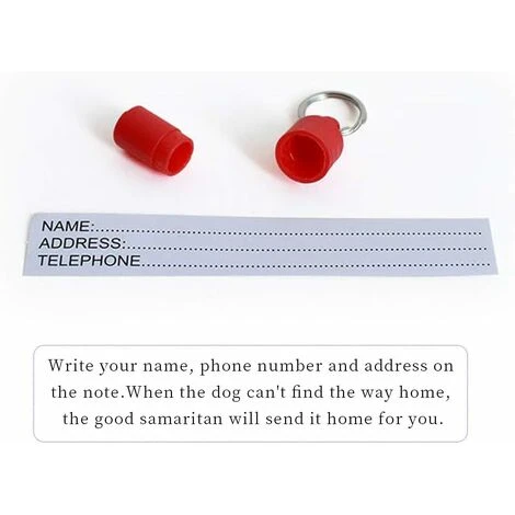 Medaglietta Per Animali Domestici Per Gatti, Cani Di Piccola Taglia, Cuccioli, A Forma Di Capsula 5 Medaglietta Per Animali Domestici Per Gatti, Cani Di Piccola Taglia, Cuccioli, A Forma Di Capsula - immagine 3