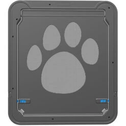Porta Per Gatti E Cani, Gattaiola Porta Basculante Per Gatti E Cani, Porta Schermo Per Animali Domestici, Entrata E Uscita Controllabile 37x42cm -Cibi per cani in Italia 76374914 3
