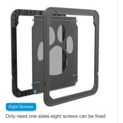 Porta Per Gatti E Cani, Gattaiola Porta Basculante Per Gatti E Cani, Porta Schermo Per Animali Domestici, Entrata E Uscita Controllabile 37x42cm -Cibi per cani in Italia 76374914 5