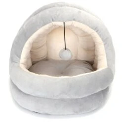 CUCCIA CANE INTERNO TAGLIA MEDIA GRIGIO LAVABILE DA INTERNO IN PELUCHE MORBIDA -Cibi per cani in Italia 76766670 2