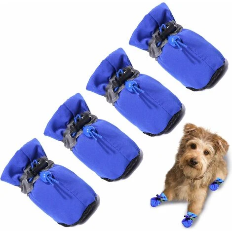 Stivali Per Cani Scarpe Impermeabili Per Cuccioli: 4 Pezzi Stivali Antiscivolo Per Cani Protezione Per Zampe Stivaletti Per Animali Da Passeggio Per Cani Di Taglia Piccola E Media Blu (3XL) 3 Stivali Per Cani Scarpe Impermeabili Per Cuccioli: 4 Pezzi Stivali Antiscivolo Per Cani Protezione Per Zampe Stivaletti Per Animali Da Passeggio Per Cani Di Taglia Piccola E Media Blu (3XL)