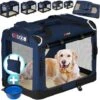 CADOCA Box Per Il Trasporto Di Cani Gatti Trasportino Per Animali Per Auto Grigio Diverse Grandezze M - Navy Blau (de) -Cibi per cani in Italia 77563271 1
