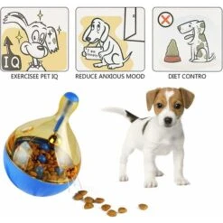 Giocattoli Interattivi Per Cani Ball Noia - Giocattoli Per L'erogazione Di Cibo Per Cani Puzzle Ball Treat, Giocattoli Per Cani Esercizio Pensiero Migliora L'intelligenza QI Giocattoli Alimentari Tumb -Cibi per cani in Italia 77710729 4
