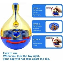 Giocattoli Interattivi Per Cani Ball Noia - Giocattoli Per L'erogazione Di Cibo Per Cani Puzzle Ball Treat, Giocattoli Per Cani Esercizio Pensiero Migliora L'intelligenza QI Giocattoli Alimentari Tumb -Cibi per cani in Italia 77710729 5