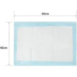 TAPPETINI 100 IGIENICI PER CANI MISURE 60 40CM ASSORBENTI PER ANIMALI DOMESTICI -Cibi per cani in Italia 78027900 5